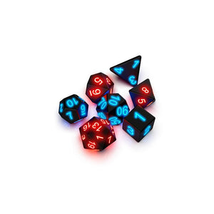 Electronic Glow Dice Set 7PCS Polyhedral Dice Accessories