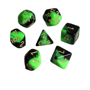 Polyhedral Dice Set(7 Pieces) for Table Board Roll Playing Games