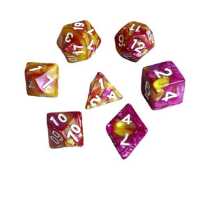 Polyhedral Dice Set(7 Pieces) for Table Board Roll Playing Games