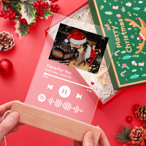 Christmas Gifts Spotify Glass Custom Spotify Night Light With Christmas Box