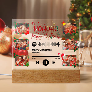 Custom Photo Spotify Night Light Custom Music Plaque Christmas Gift