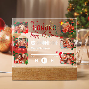 Custom Photo Spotify Night Light Custom Music Plaque Christmas Gift