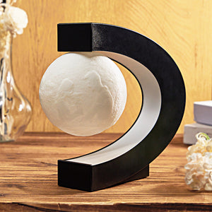 Custom Photo Magnetic Moon Lamp 3D Rotating Light Gift For Men - MadeMineAU