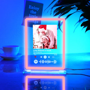 Personalized Photo Spotify Music Night Light Scannable Code Neon Sign Lamp For Couples - MadeMineAU