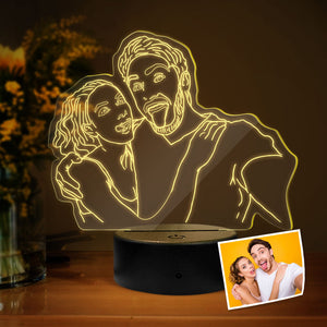 Custom 3D Photo Lamp Led Personalized Colorful Night Light Gift For Girlfriend