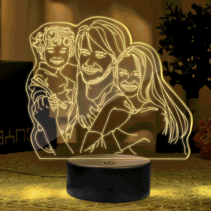 Gifts For Family Custom 3D Photo Lamp Led Personalized Colorful Night Light