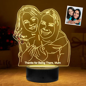 Gifts For Mom Custom 3D Photo Lamp Led Personalized Colorful Night Light