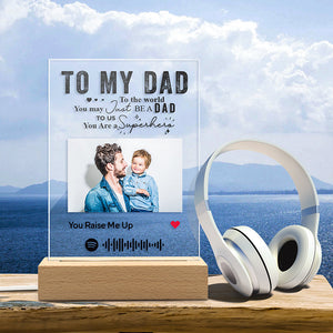 Gifts For Lover - Personalized Spotify Code Music Plaque Night Light