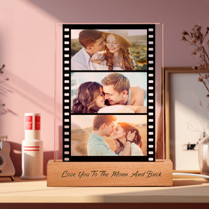 Custom Engraved Photo Night Light Film Night Light Best Gifts For Lovers