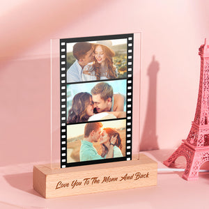 Custom Engraved Photo Night Light Film Night Light Best Gifts For Lovers