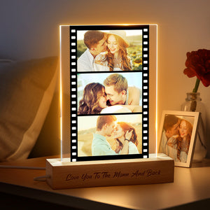 Custom Engraved Photo Night Light Film Night Light Best Gifts For Lovers