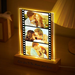 Custom Engraved Photo Night Light Film Night Light Best Gifts For Lovers