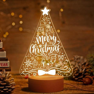 Christmas Tree LED Night Lamp Night Light Gift For Christmas