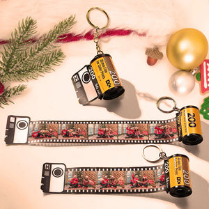 Christmas Gifts Custom Colorful Camera Roll Keyring
