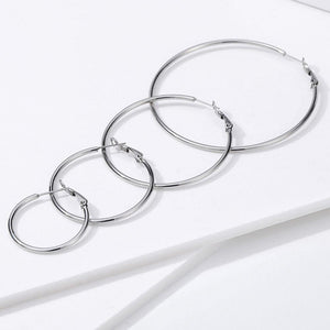 Simple Earrings Steel - MadeMineAU