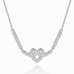 Heart of Romance Pendant Necklace Silver Gifts - MadeMineAU