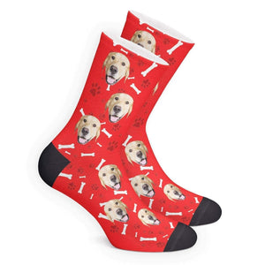 Gifts for Pet Lover Photo Socks Custom Dog Face Socks - MadeMineAU