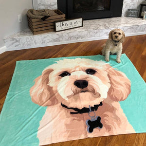 Personalized Photo Blanket Dog Memorial Gifts