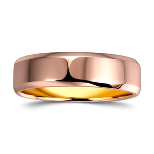 Simple 18K Gold Wedding Ring For Men - MadeMineAU