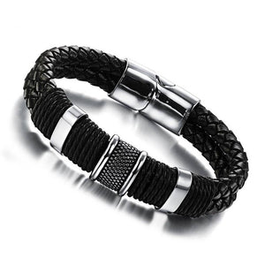 Men's Fashion Bracelet Leather Strip Birthday Gift - MadeMineAU