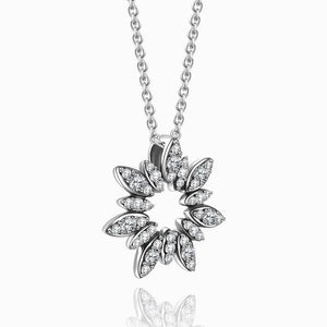 Ice Flower Pendant Necklace Gifts For Girlfriend - MadeMineAU