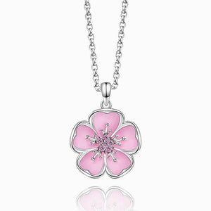 Flower Pendant Necklace Pink Flower Gifts For Her - MadeMineAU