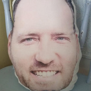 Custom Photo Face Pillow 3D Portrait Pillow-smileface - MadeMineAU