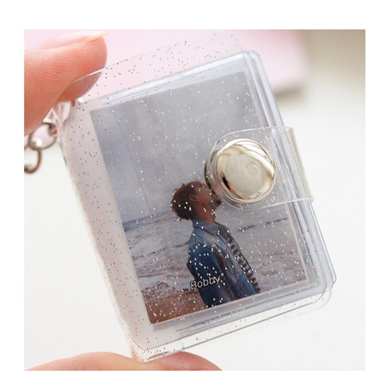 Scrapbook Keychain Mini Photo Album Keychain Gift for Her Photo