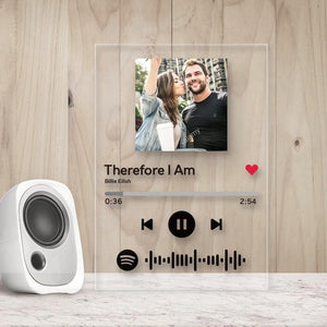 Personalized Spotify Code Music Acrylic Decor 4 in 1 - Night Light, Plaque, Keychain - MadeMineAU