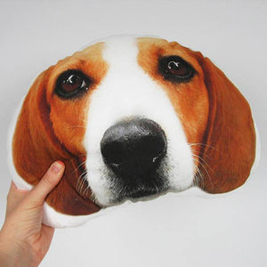 Custom Pet Photo Face Pillow 3D Portrait Pillow-Shar Pei - MadeMineAU