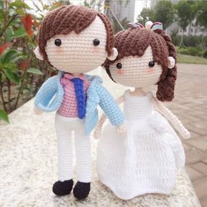 Crochet Doll Lookalike Dolls Personalized 1 Person Full Body Custom Couple/Wedding Gift