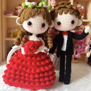 Custom Crochet Doll Personalized 1 Person Full Body Custom Couple Gift