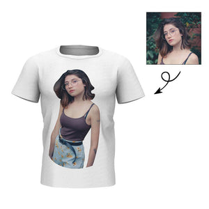 Custom Face Photo T-shirt For Women and Men - MadeMineAU